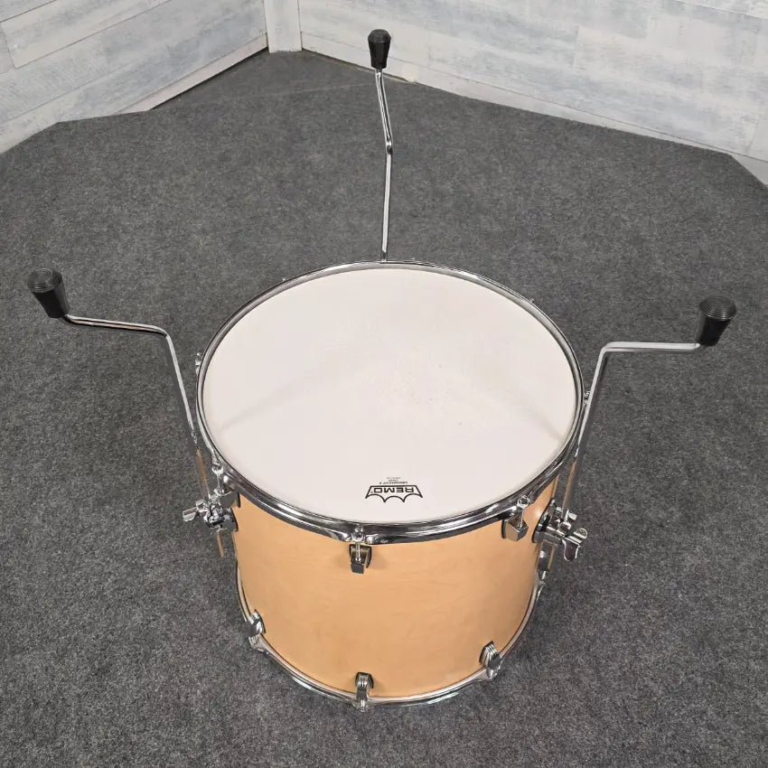 Used Ludwig Accent CS Custom Floor Tom 18x16 Satin Natural - Very Good - Drum Center Of Portsmouth