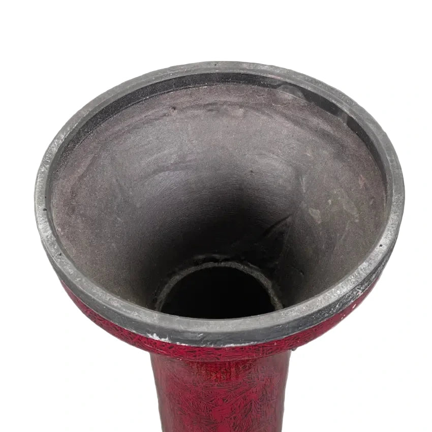 Remo Klong Yao 12x32 Red Crystalline - Good - Drum Center Of Portsmouth