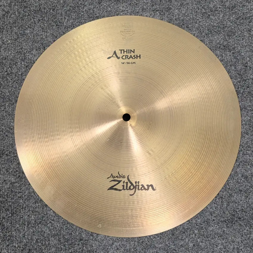 Used Zildjian A Thin Crash Cymbal 14" - Very Good - Drum Center Of Portsmouth