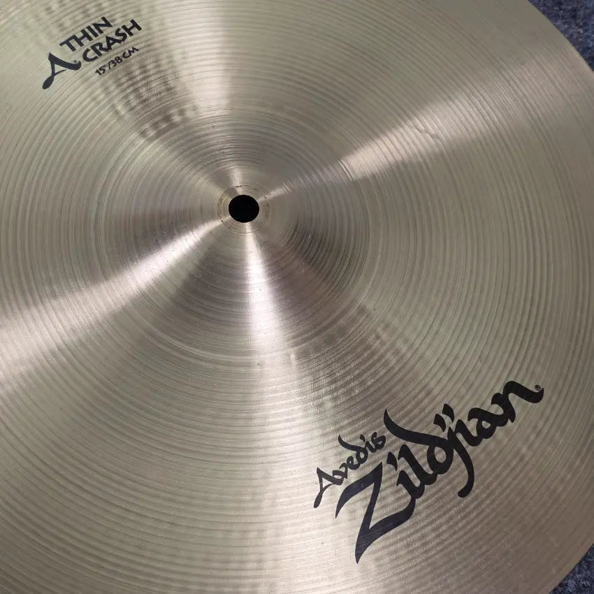 Used Zildjian A Thin Crash Cymbal 15" - Very Good - Drum Center Of Portsmouth
