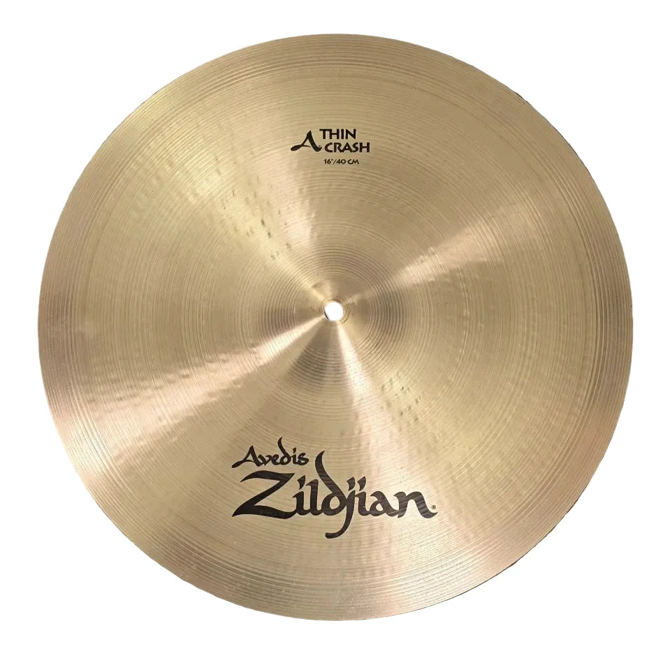 Used Zildjian A Thin Crash Cymbal 16" - Very Good - Drum Center Of Portsmouth