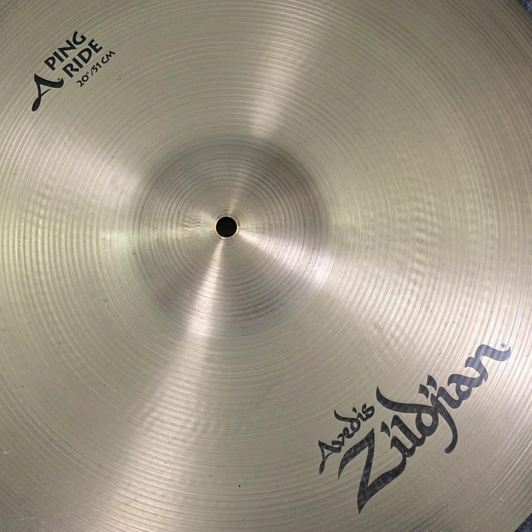 Used Zildjian A Ping Ride Cymbal 20" - Very Good - Drum Center Of Portsmouth