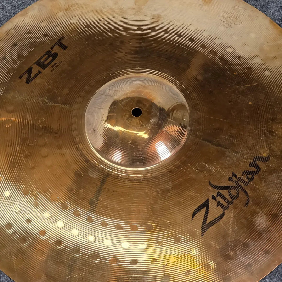 Used Zildjian ZBT Ride Cymbal 20" - Fair - Drum Center Of Portsmouth