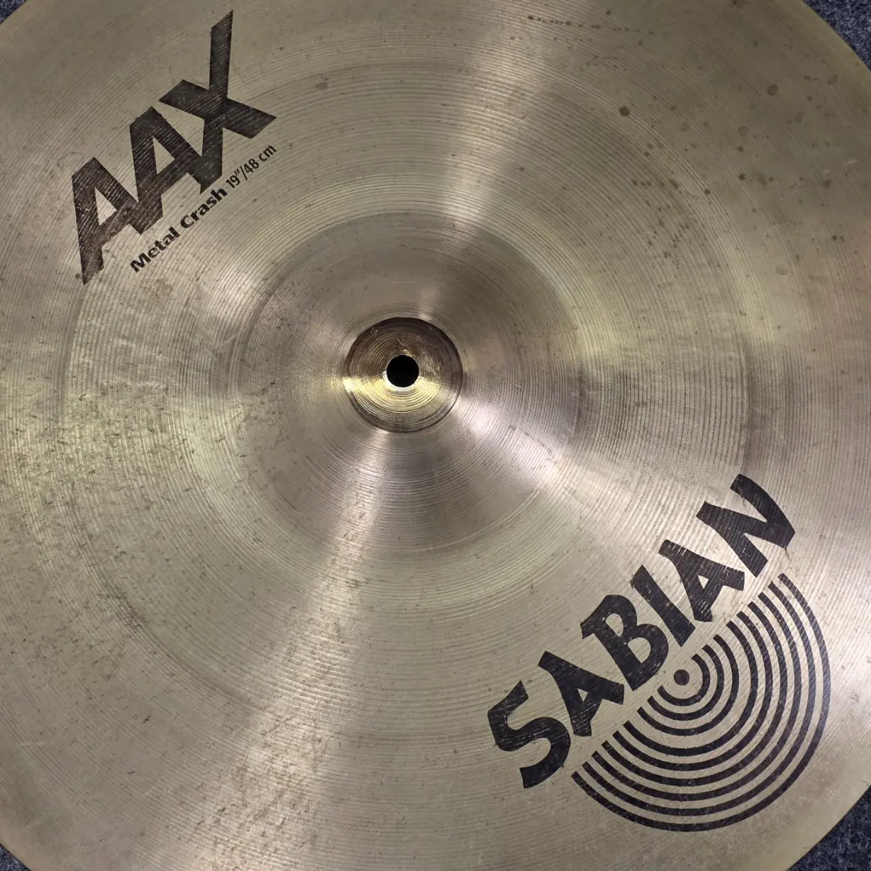 Used Sabian AAX Metal Crash Cymbal 19" - Fair - Drum Center Of Portsmouth