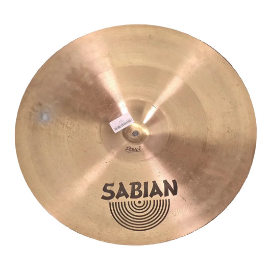 Used Sabian AAX Metal Crash Cymbal 19" - Fair - Drum Center Of Portsmouth