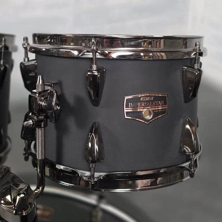 Used Tama Imperialstar 5pc Drum Blacked Out w/Black Hw - Excellent - Drum Center Of Portsmouth