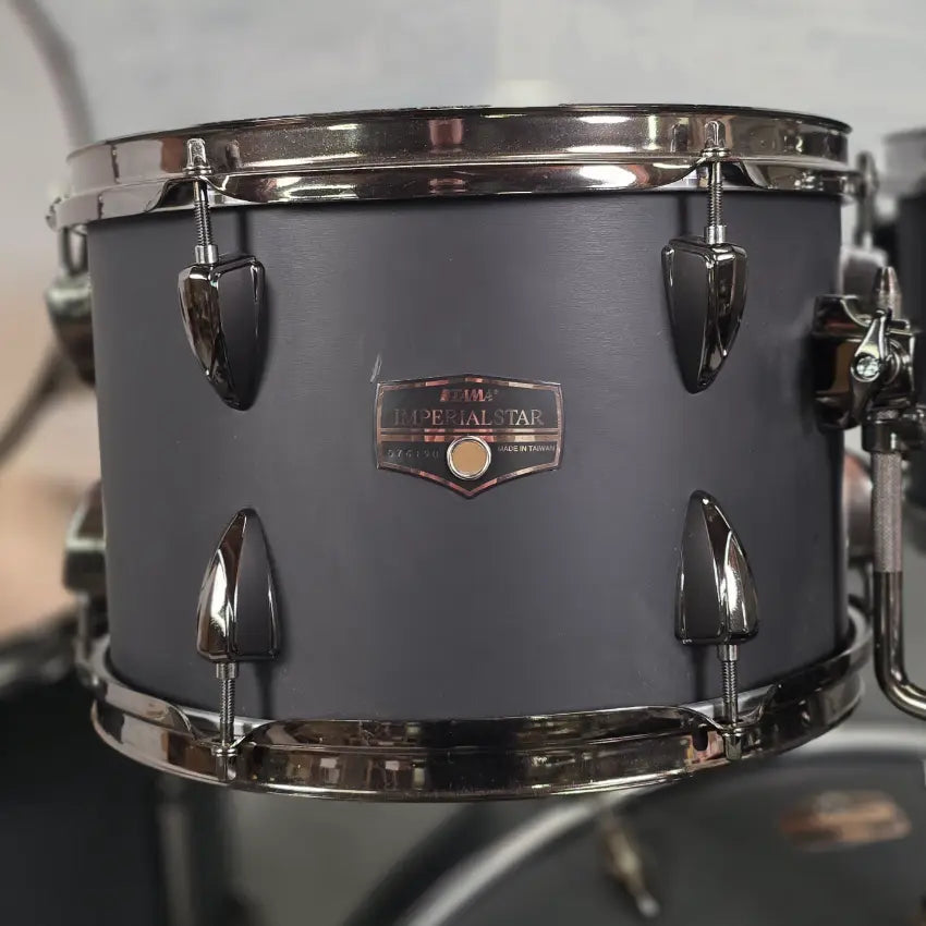 Used Tama Imperialstar 5pc Drum Blacked Out w/Black Hw - Excellent - Drum Center Of Portsmouth