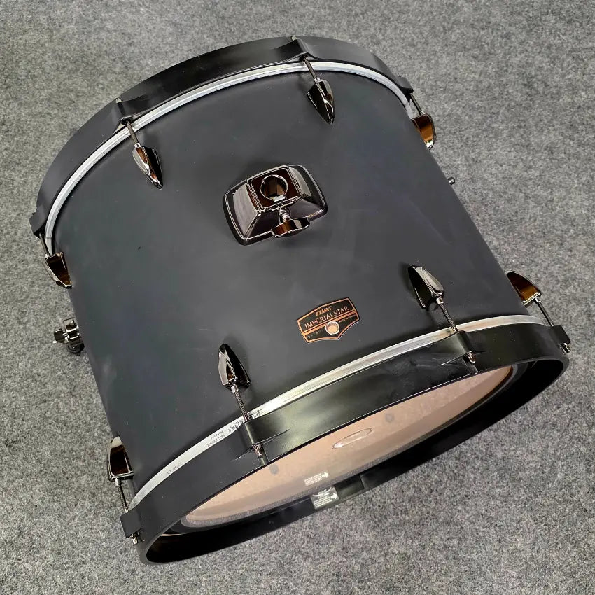 Used Tama Imperialstar 5pc Drum Blacked Out w/Black Hw - Excellent - Drum Center Of Portsmouth