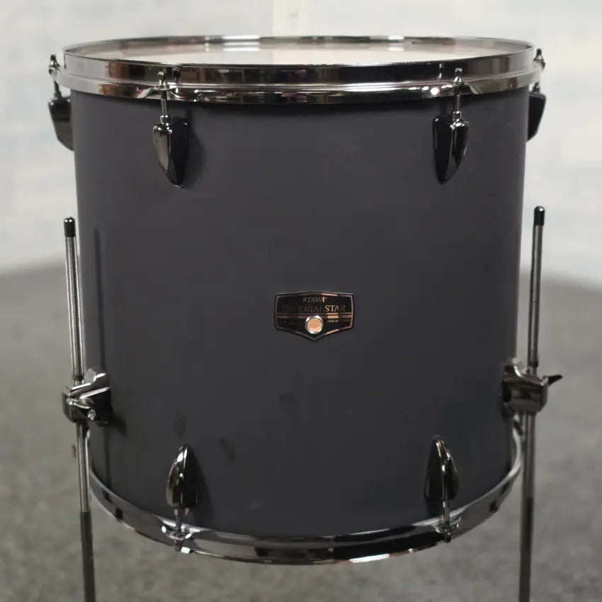 Used Tama Imperialstar 5pc Drum Blacked Out w/Black Hw - Excellent - Drum Center Of Portsmouth
