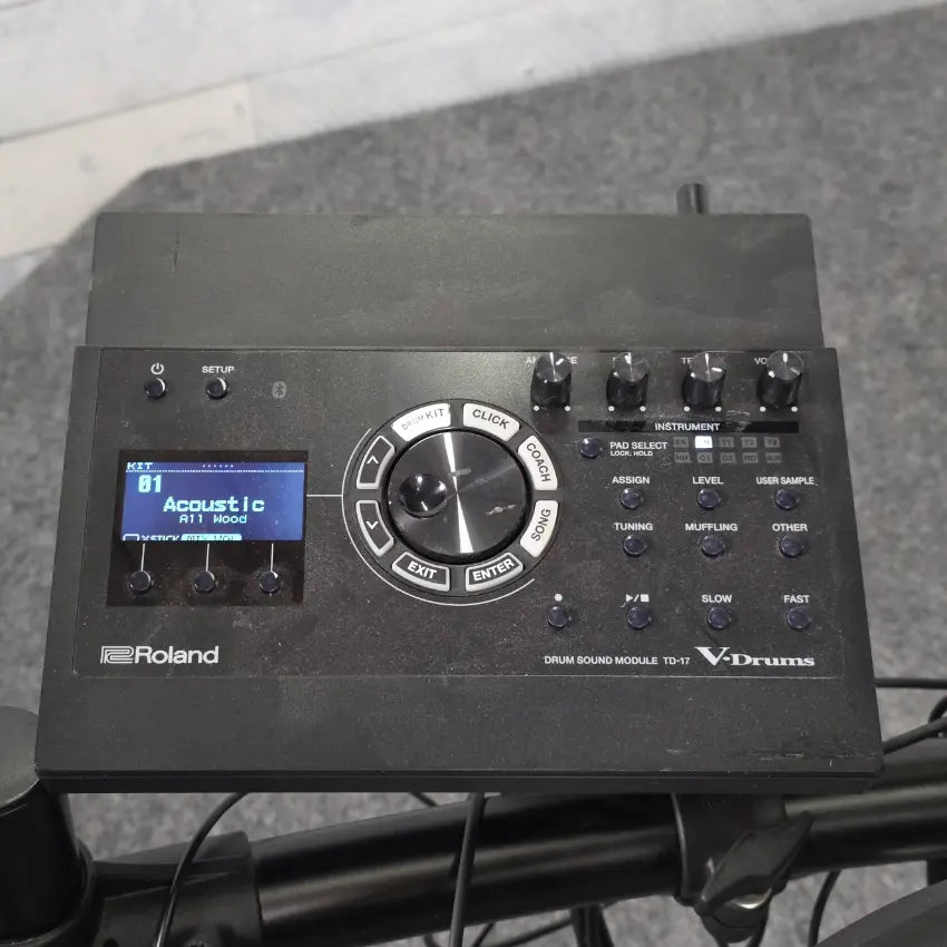 Used Roland TD17KVX Electronic Drum Set - Good - Drum Center Of Portsmouth
