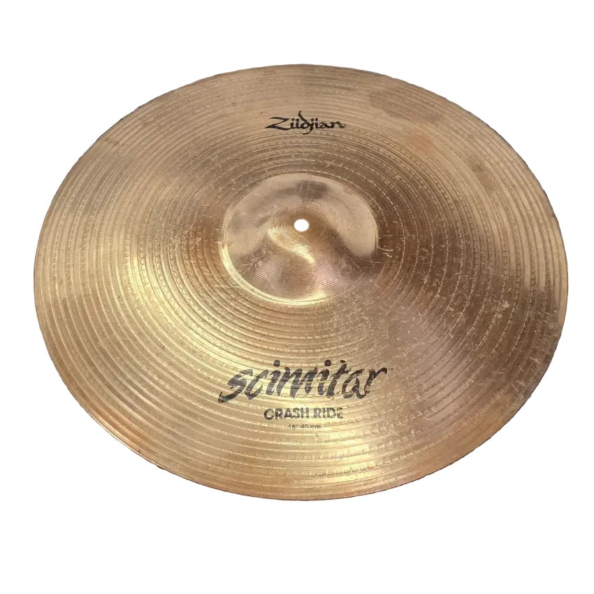Used Zildjian Scimitar Crash Ride Cymbal 18" - Fair - Drum Center Of Portsmouth
