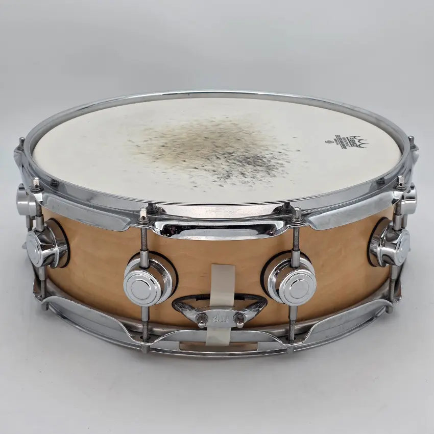 Used DW Collectors Maple Snare Drum 14x5 Satin Natural - Good - Drum Center Of Portsmouth