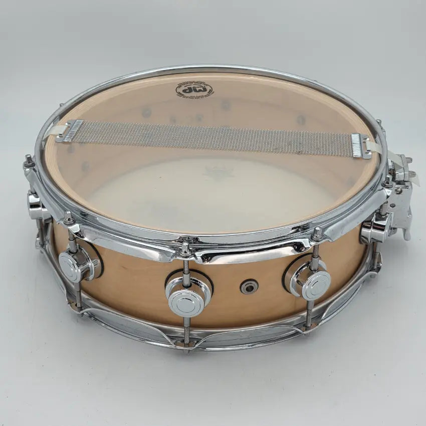 Used DW Collectors Maple Snare Drum 14x5 Satin Natural - Good - Drum Center Of Portsmouth
