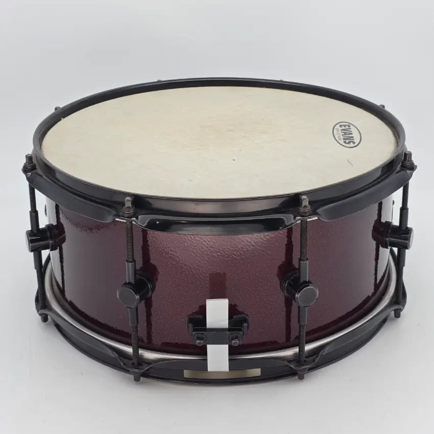 Used Spaun Steel Snare Drum 13x6.5 w/Black Nickel Hw - Good - Drum Center Of Portsmouth