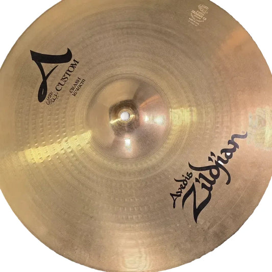 Used Zildjian A Custom Crash Cymbal 16" - Very Good - Drum Center Of Portsmouth