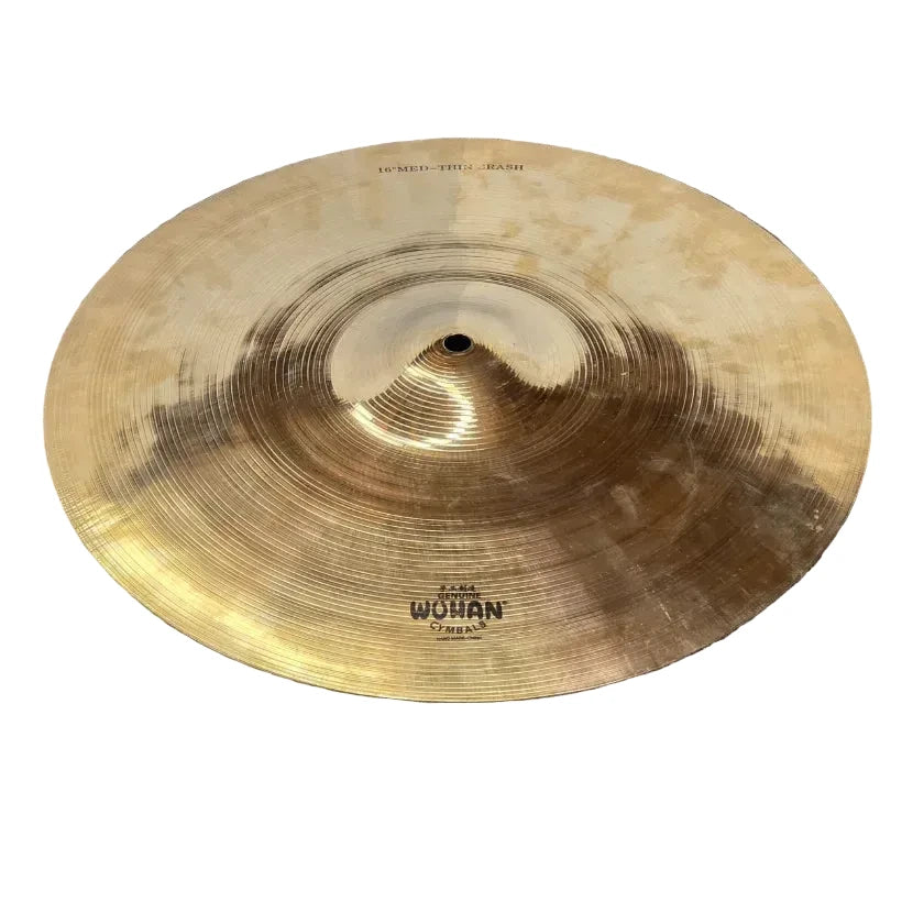 Used Wuhan Medium Thin Crash Cymbal 16" - Good - Drum Center Of Portsmouth