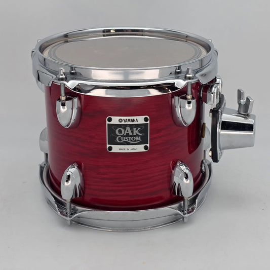 Used Yamaha Oak Custom Tom 8x7 Red - Very Good - Drum Center Of Portsmouth