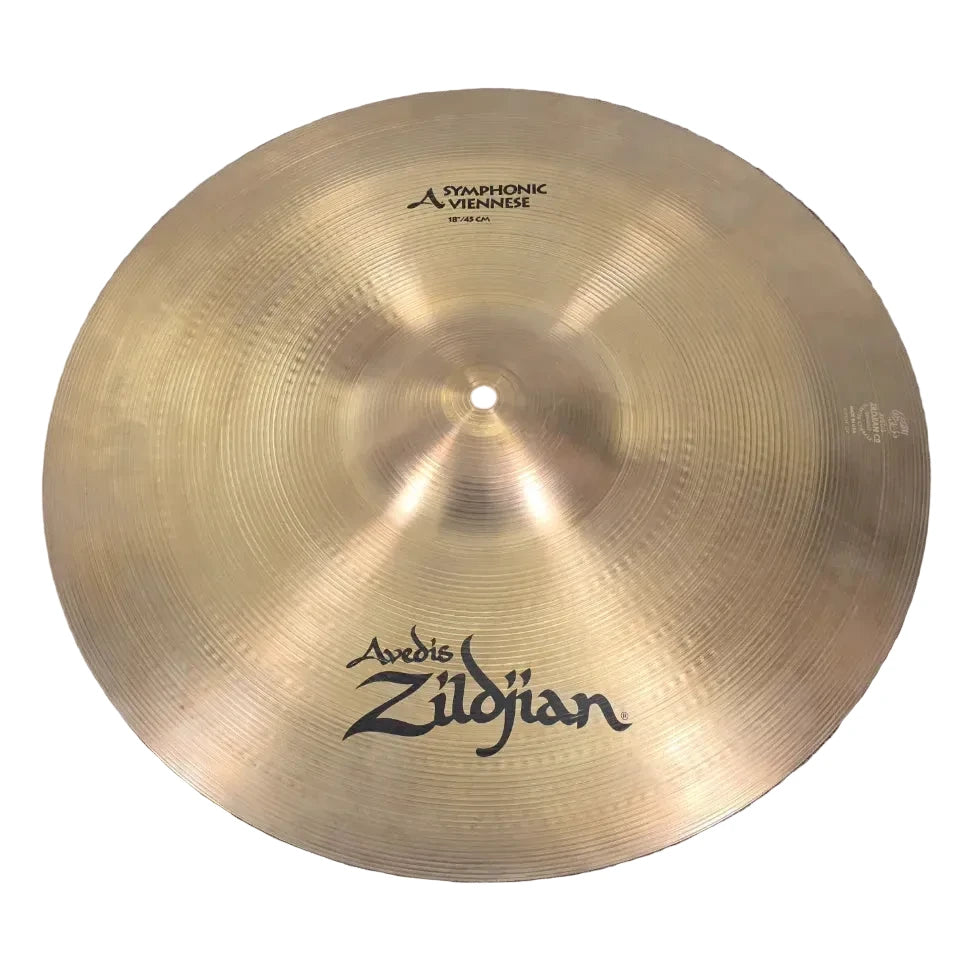Used Zildjian A Symphonic Viennese Cymbal 18" - Very Good - Drum Center Of Portsmouth