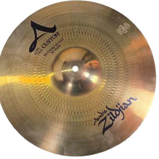 Used Zildjian A Custom Hi Hat Cymbals 14" - Very Good - Drum Center Of Portsmouth