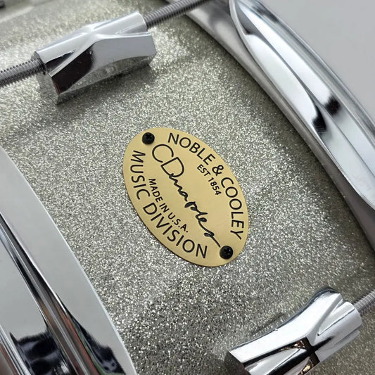 Used Noble & Cooley CD Maple Snare Drum 14x5 Silver Sparkle - Excellent - Drum Center Of Portsmouth