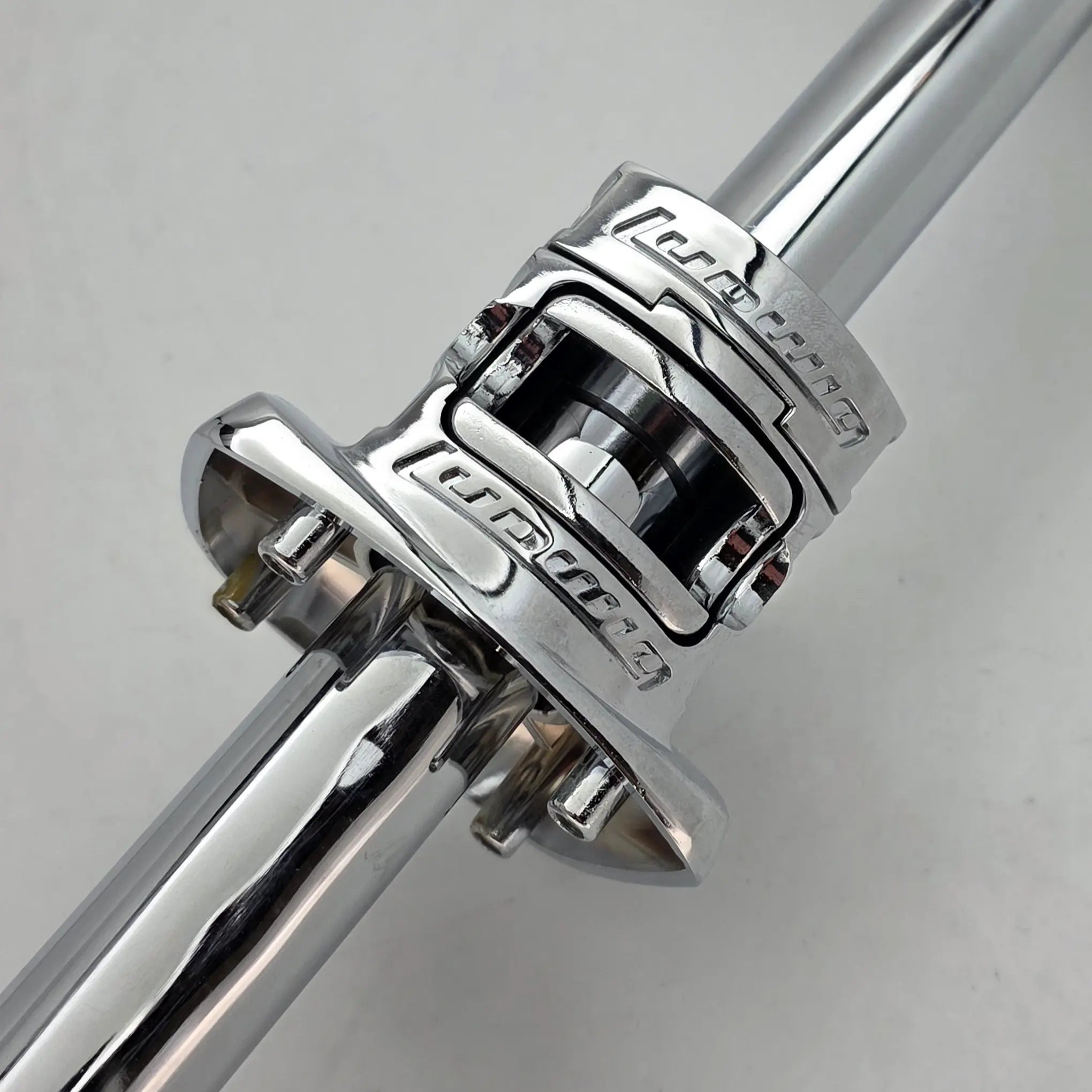 Used Ludwig Atlas Double Tom Holder w/Bass Drum Mount Plate - Very Good - Drum Center Of Portsmouth