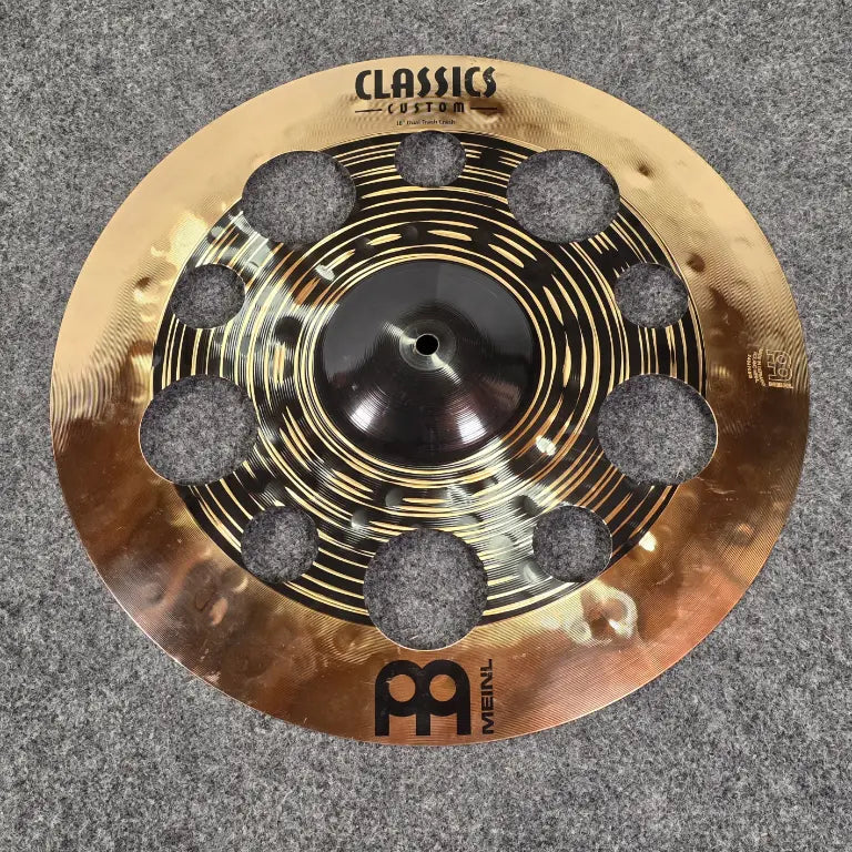 Used Meinl Classics Custom Dual Trash Crash Cymbal 18" - Good - Drum Center Of Portsmouth