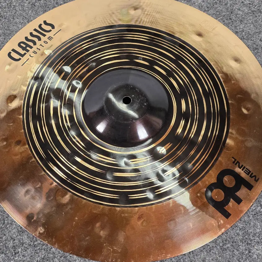 Used Meinl Classics Custom Dual Crash Cymbal 18" - Good - Drum Center Of Portsmouth