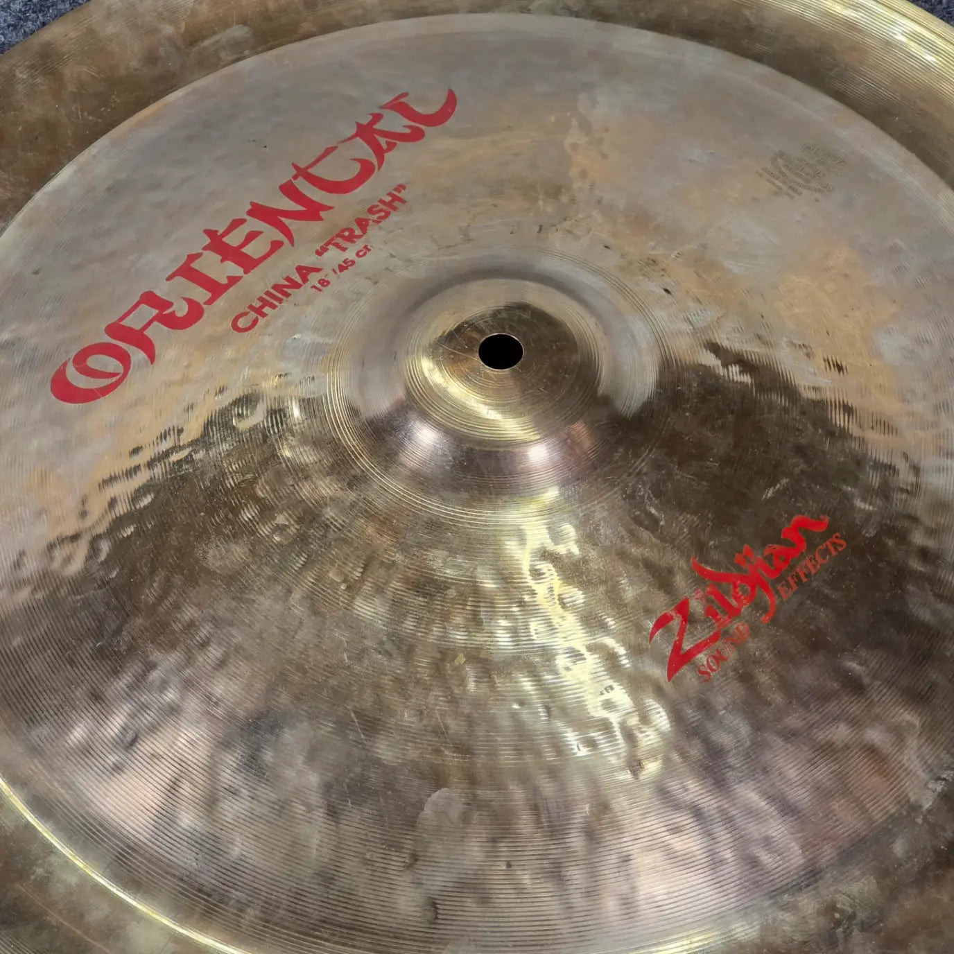 Used Zildjian Oriental China Trash Cymbal 18" - Good - Drum Center Of Portsmouth