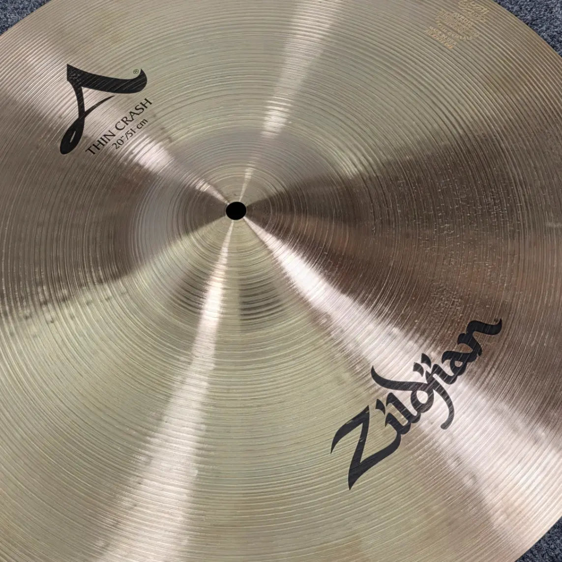 Used Zildjian A Thin Crash Cymbal 20" - Very Good - Drum Center Of Portsmouth