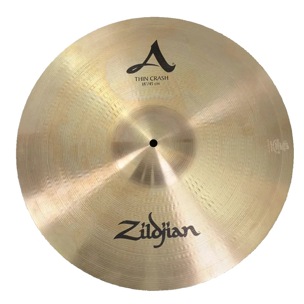 Used Zildjian A Thin Crash Cymbal 18" - Very Good - Drum Center Of Portsmouth