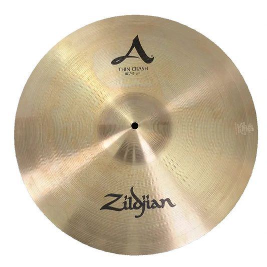 Used Zildjian A Thin Crash Cymbal 18" - Very Good - Drum Center Of Portsmouth