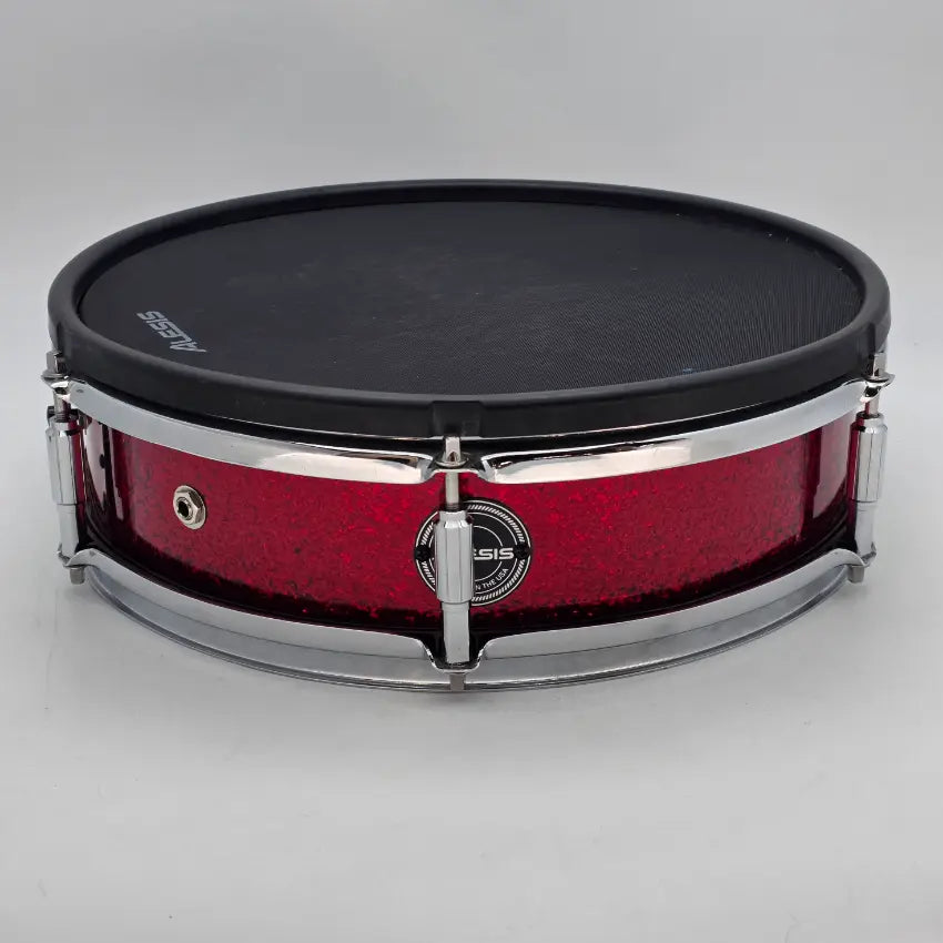 Used Alesis Strike Pro Snare Drum Pad 14 Red Sparkle - Good - Drum Center Of Portsmouth