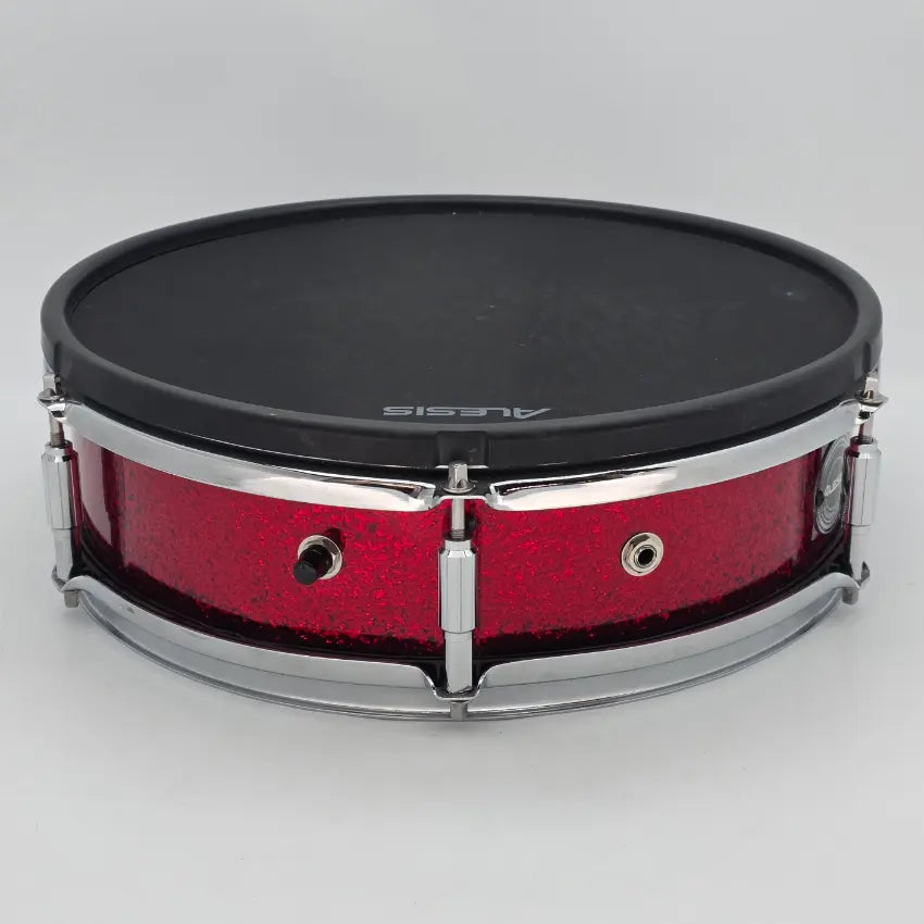 Used Alesis Strike Pro Snare Drum Pad 14 Red Sparkle - Good - Drum Center Of Portsmouth