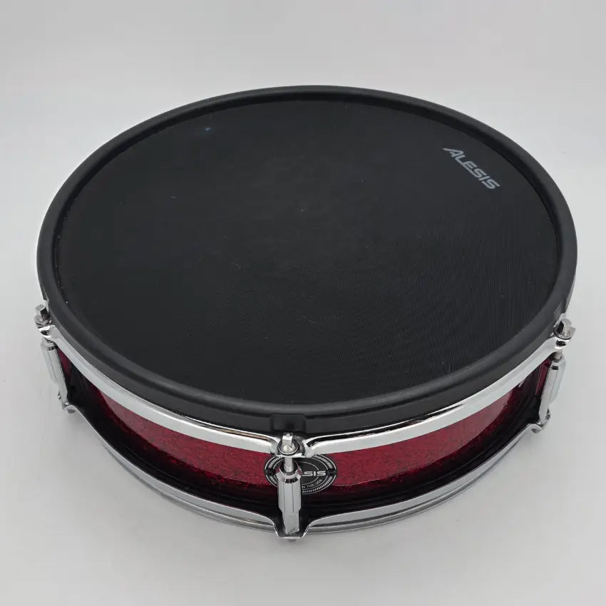 Used Alesis Strike Pro Snare Drum Pad 14 Red Sparkle - Good - Drum Center Of Portsmouth