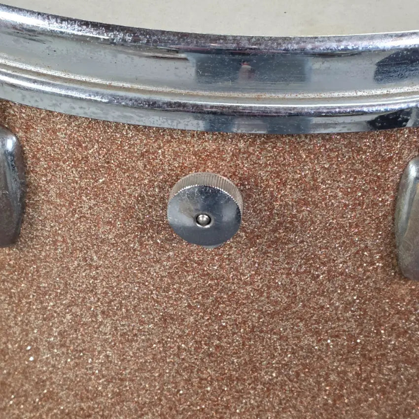 Used Vintage Slingerland Floor Tom 16x16 Champagne Sparkle - Fair - Drum Center Of Portsmouth