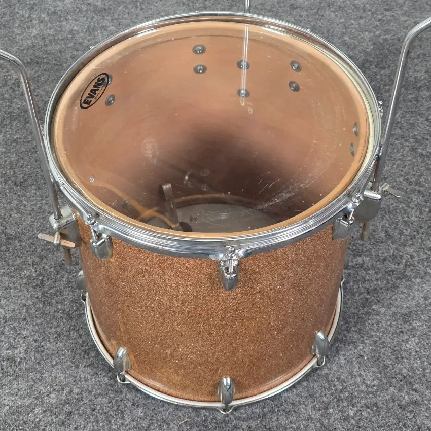 Used Vintage Slingerland Floor Tom 16x16 Champagne Sparkle - Fair - Drum Center Of Portsmouth