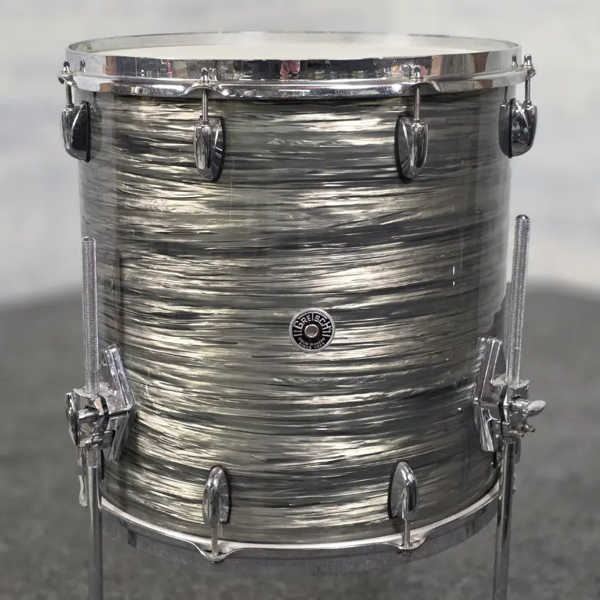 Used Gretsch Brooklyn 4pc Drum Set Grey Oyster - Good - Drum Center Of Portsmouth