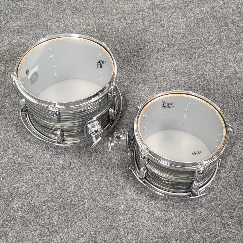 Used Gretsch Brooklyn 4pc Drum Set Grey Oyster - Good - Drum Center Of Portsmouth