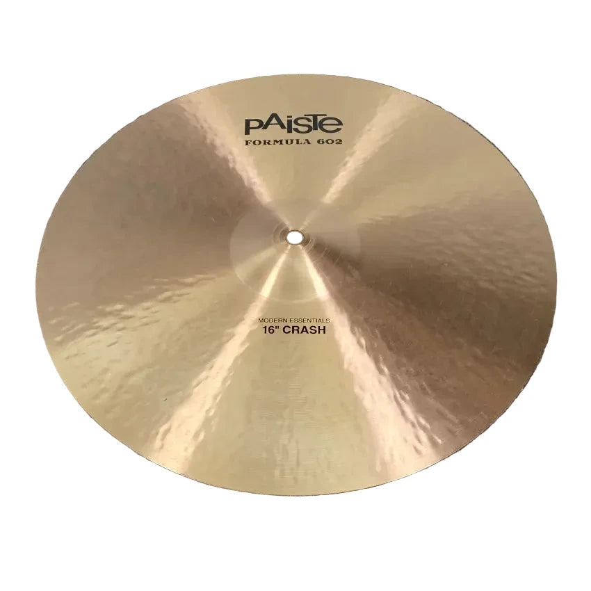 Used Paiste Formula 602 Modern Essentials Crash Cymbal 16" - Very Good - Drum Center Of Portsmouth