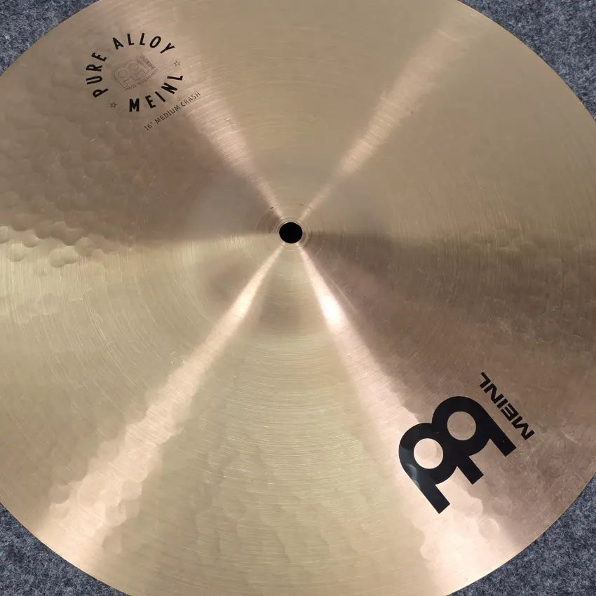 Used Meinl Pure Alloy Medium Crash Cymbal 16" - Very Good - Drum Center Of Portsmouth