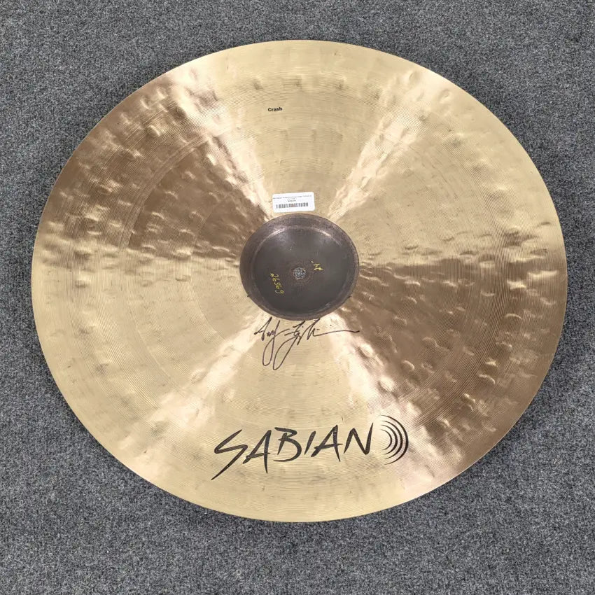 Used Sabian Prototype Artisan Crash Cymbal 24" - Very Good - Drum Center Of Portsmouth