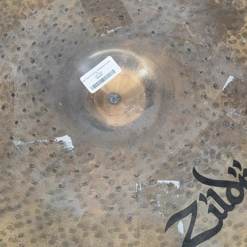 Used Zildjian K Custom Left Side Ride Cymbal 20" 2463 grams - Very Good - Drum Center Of Portsmouth