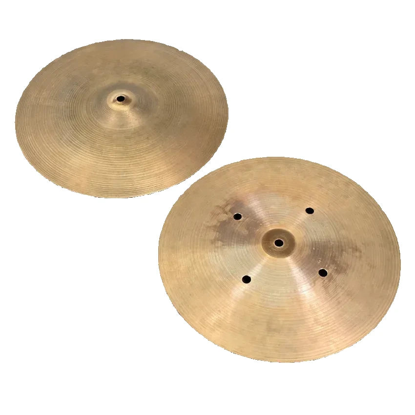 Used Zildjian A Quick Beat Hi Hat Cymbals 14" - Very Good - Drum Center Of Portsmouth