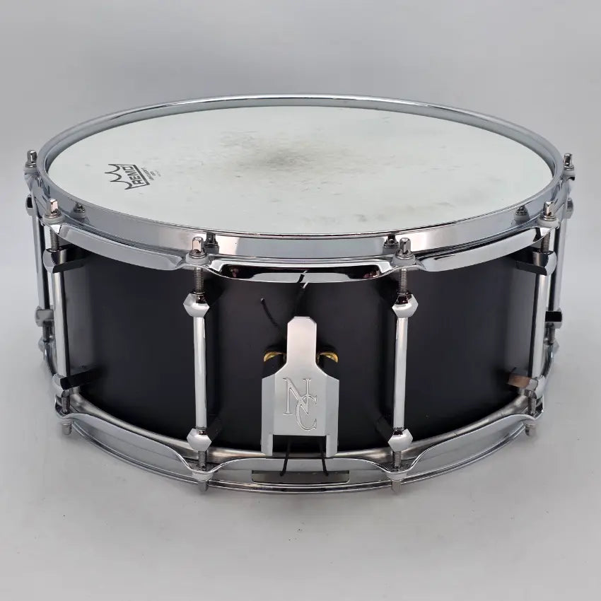 Used Noble & Cooley Alloy Classic Snare Drum Black w/Chrome Hw - Very Good - Drum Center Of Portsmouth