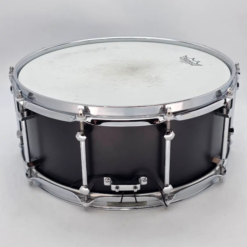 Used Noble & Cooley Alloy Classic Snare Drum Black w/Chrome Hw - Very Good - Drum Center Of Portsmouth