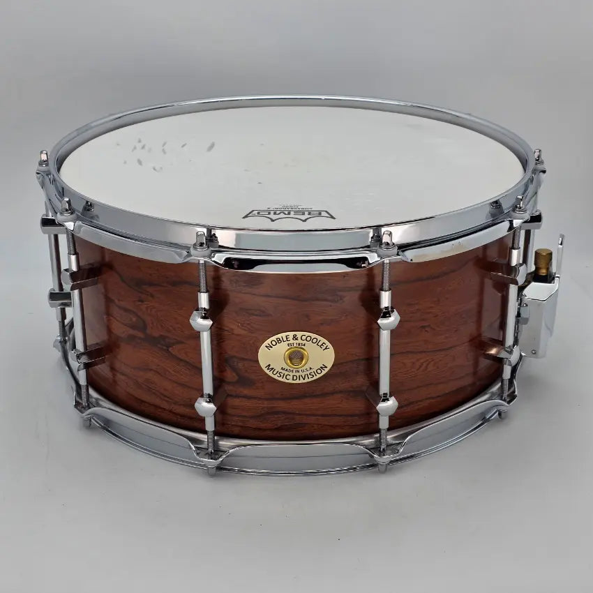 Used Noble & Cooley Solid Shell Classic Cherry Snare Drum 14x6.5 - Very Good - Drum Center Of Portsmouth