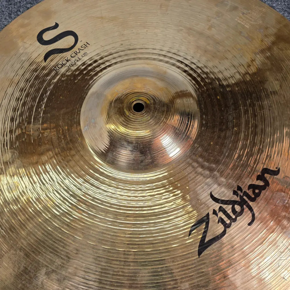 Used Zildjian S Rock Crash Cymbal 20" - Good - Drum Center Of Portsmouth