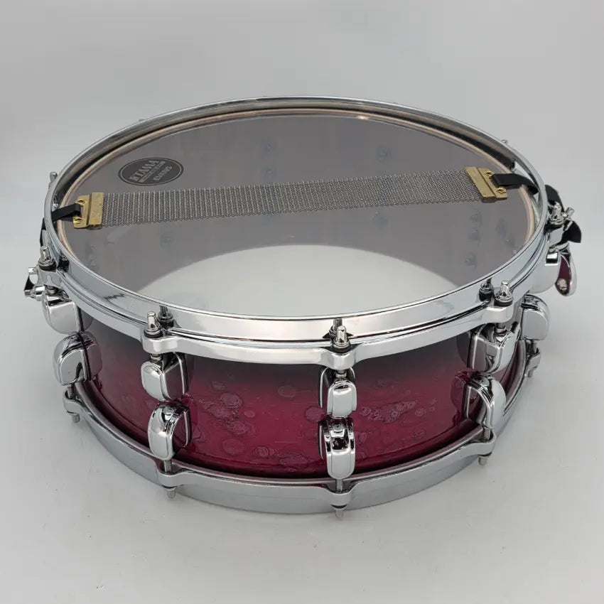 Used Tama Starclassic Walnut/Birch Snare Drum 14x5.5 Raspberry Fade - Very Good - Drum Center Of Portsmouth
