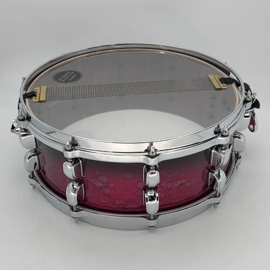 Used Tama Starclassic Walnut/Birch Snare Drum 14x5.5 Raspberry Fade - Very Good - Drum Center Of Portsmouth