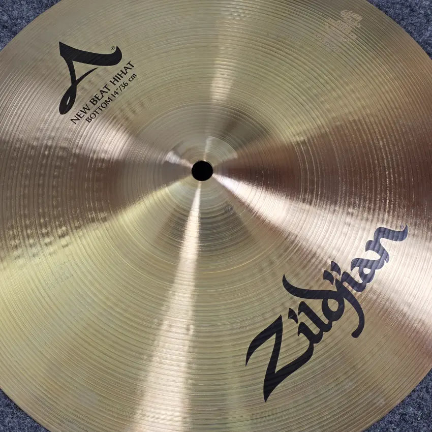 Used Zildjian A New Beat Hi Hat Cymbals 14" - Very Good - Drum Center Of Portsmouth